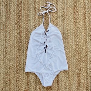 Spirit One Piece | White Paisley